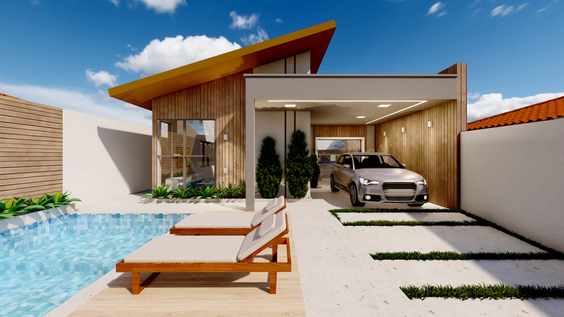 Projeto residencial do acervo de Eronildo Estevam